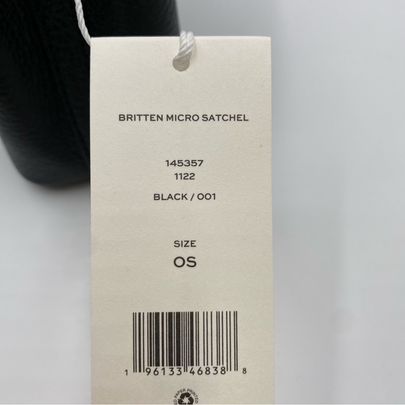 Tory Burch Britten Micro Satchel 145357 Moose - Picture 10 of 12